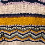 Jolie & Joy Multicolor Knit Crop Top Tan Photo 3