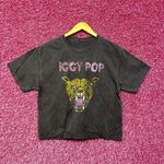 Iggy Pop cheetah crop top size small Photo 0