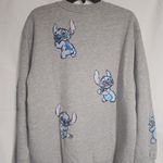 Disney stitch women's medium sweatshirts embroidered Photo 5