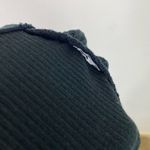 Forever 21  Black Ribbed Double Ruched Tied Bodycon Mini Tube Skirt Size L Photo 3