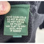 Lauren Ralph Lauren Womens Black Lace Inset Ribbed Trim 3/4 Sleeve Sweater XL Photo 2