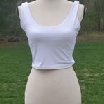 SIORO High Impact Strappy Crop Top Sports Bra White Size M Photo 6