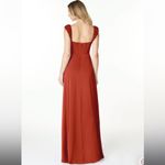 Azazie  Eve Rust Red Sweetheart A Line Prom Dress Evening Gown Satin Feminine Photo 7