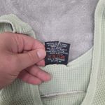 Harley Davidson Green Embroidered Palm Beach Waffle Knit Tank Top size Large Photo 5