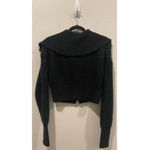 Urban Outfitters Amal Doble Zip-Up Green Cardigan Photo 3