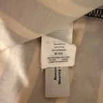 J.Crew Striped Cotton Ruffle Sleeve Top Black White Size Small Oversized Photo 5