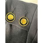 Maje Black Button Shoulder Shift Dress Size 2 Photo 3