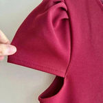 Boohoo Night Laura Wrap Skirt Bodycon Dress, Berry, Size 6 Photo 5