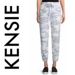 Kensie Blue Gray White Camo Lightweight Fleece Lounge Athletic Pants Size Large Photo 11