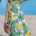 Cupshe  Tropical Twist Maxi Dress Size Large Photo 2