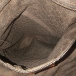 Gucci Olive Green Canvas and Orange Leather Tricolor Top Zip Tote Bag Photo 6