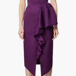 Elliatt NEW Reception Cascade Ruffle Strapless Dress in Purple, Size L $170 Photo 5