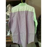 Solid & Striped  Oxford Tunic Mint & Amethyst Stripe Womens Size XS Photo 6