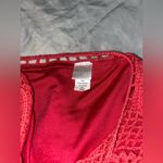 NWT hot pink crochet one piece bathing suit Size L Photo 6