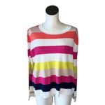 Adyson Parker NWT  multicolored stripped super Soft Sweater Medium Photo 5