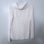 Moth Sweater Women Mock Turtle Neck Long Sleeve Pullover Beige Size M Size M Photo 6