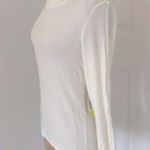 Summersalt  The Ribbed Long Sleeve Tee White Photo 2