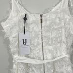 NWT Forever U Midi Dress Size 10 with 3D Fringe V Photo 4