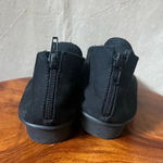 Sesto Meucci  Evonne Black Nubuck Shoe Leather Open Toe Slip On Size 12 Photo 2