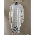 Liz Claiborne Vintage 80s  Women's Dress w/ Knit Cardigan Duster Sweater Set Photo 2