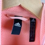 Adidas  XS Pastel Coral Logo Hoodie Sweatshirt Spring Beach Sporty Casual Photo 3