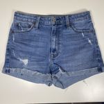 Abercrombie & Fitch Lot Of 2 Size 28/6 Cut Off Jean Shorts Distressed High Rise Photo 7