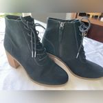 Toms Tom’s Like New Evelyn Heeled Black Boho Women's 90’s Ankle Boots Booties Photo 5