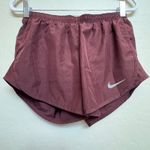 Nike Running Shorts Dri-FIT Lot of 2 Tempo Track Size XS Maroon and Black Photo 3