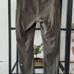 Lululemon Speed Up Crop 21" Olive Green High Rise Leggings Women’s Size 6 Photo 0