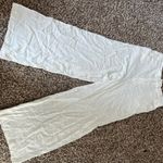 Princess Polly White Cropped Flare Pants Photo 3