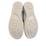 Women's Size 6 Low Top Sneakers Sewing Craft Pattern Blue Casual Shoes‎ Photo 4