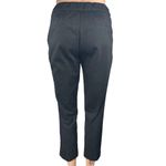 Wit & Wisdom Black Pinstriped Straight Skinny Mid Rise Trousers Dress Pants 0 Photo 2