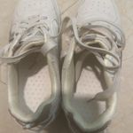 White Sneakers with cute print Size 6 Photo 4