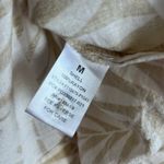 Dress Forum Aritzia  Neutral Tropical Print Collared Oversize Shirt Medium Photo 6