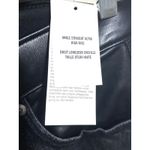 Abercrombie & Fitch Abercrombie Ultra High Rise Ankle Straight Jeans Womens 28/6 Pleather Denim NWT Photo 8