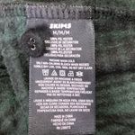 SKIMS  Women's Green Long Sleeve Button Up Plaid Sleep Flannel Shirt Top Size M Photo 6