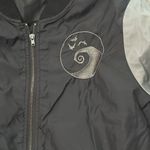 Disney  Nightmare Before Christmas “Halloween Town” Bomber Jacket Small Photo 4