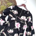 White House | Black Market Womens Dress Floral Bell Sleeve V Neck Shift Size 4 Photo 2