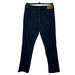 Levi's Levi’s 505 SZ 28 Straight Jeans Stretch Zip-Fly Pockets Mid-Rise Dark Wash Women Photo 3