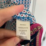 Max Studio EUC women’s ruched empire waist patterned high neck sleeveless top Photo 4