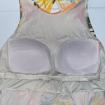 Matilda Jane Floral Peplum Tankini Swim Top Women’s Large L Tropical Photo 5