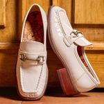 Kork-Ease   Florence Bit Loafer In off white patent leather size 8 Photo 6