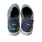 Steve Madden  Exx Woven Flat Slip-On Loafers Rainbow 8.5 Photo 4