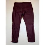 JEN7 by 7 For All Mankind Ankle Skinny Burgundy Pants Women Size 12 Purple Photo 2