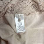 Vera Wang Princess  Cream Lace Sleeveless Blouse with Peter Pan Collar Photo 6