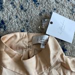 L'Academie The Joli Crop Top in Ivory Cream Small Photo 7