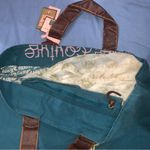 Juicy Couture Retro  Pam & Gela Love Couture Teal Canvas Icon Tote Bag NWT Photo 5