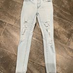 Levi's Levi’s 721 Light Blue Distressed Women's skinny Jeans sz 26 Photo 0