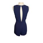 She & Sky  Navy VNeck Short romper Small Fully lined‎ Photo 1