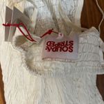 Solid & Striped NWT  Poplin Mini Dress Cream S Photo 4